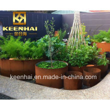 Custom Metal Fabrication Planter Corten Steel Plant Pot for Outdoor